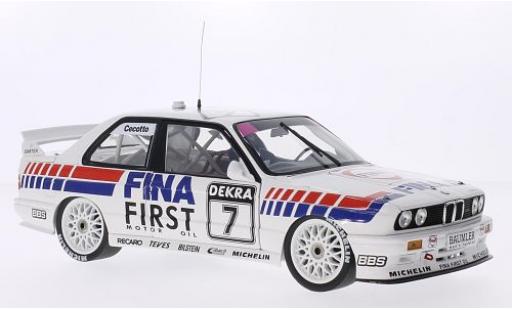 Modellautos Bmw M3 1/18 Minichamps (E30) DTM No.7 Team FINA- Fina DTM Brünn 1992 J.Cecotto Bmw M3 1/18 Minichamps (E30) DTM No.7 Team FINA- Fina DTM Brünn 1992 J.Cecotto modellautos