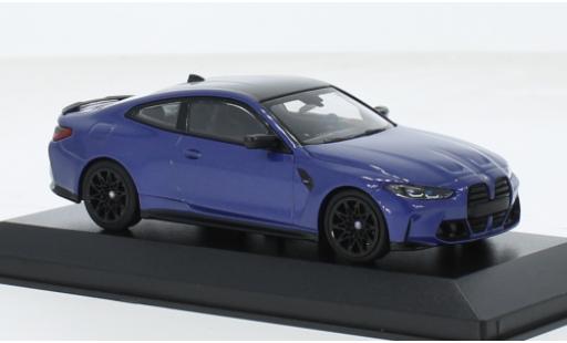 Bmw M4 1/43 Minichamps metallise blau 2020 1:43 modellautos