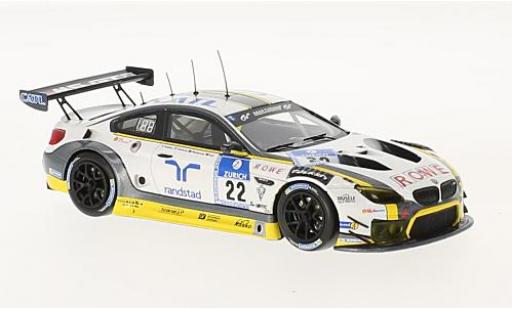 Bmw M6 1/43 Minichamps GT3 No.22 Rowe Racing 24h N&uuml;rburgring 2016 1:43 modellautos