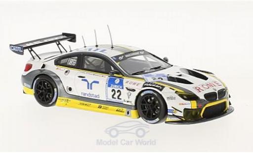 Bmw M6 1/18 Minichamps GT3 No.22 Rowe Racing 24h Nürburgring 2016 K.Graf/R.Westbrook/N.Catsburg/M.Palttala modellautos