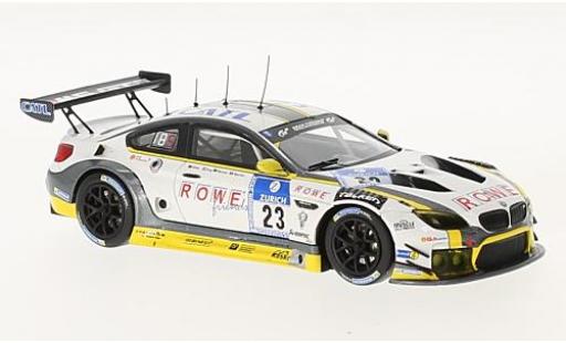 Bmw M6 1/43 Minichamps GT3 No.23 Rowe Racing 24h N&uuml;rburgring 2016 1:43 modellautos