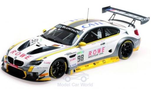 Bmw M6 1/18 Minichamps GT3 No.98 Rowe Racing 24h Spa 2017 T.Blomqvist/N.Catsburg/B.Spengler modellautos