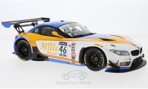 Bmw Z4 E89 1/18 Minichamps GT3 (E89) No.46 Mills Racing Pirelli World Challenge 2016 K. Wittmer/M.Mills modellautos