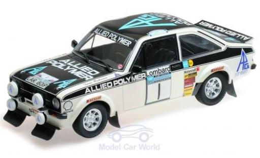Modellautos Ford Escort 1/18 Minichamps MK II RS 1800 No.1 Allied Polymer Group Allied Polymer Rallye RAC Lombard 1975 T.Mäkinen/H.Liddon Ford Escort 1/18 Minichamps MK II RS 1800 No.1 Allied Polymer Group Allied Polymer Rallye RAC Lombard 1975 T.Mäkinen/H.Liddon modellautos