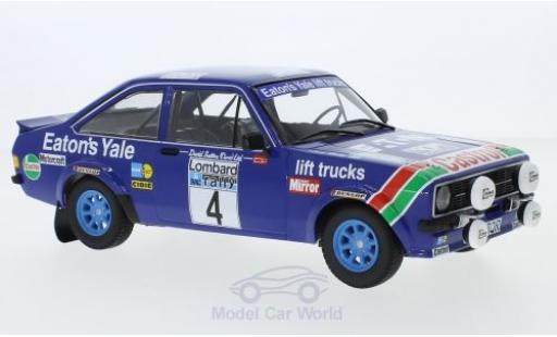 Modellautos Ford Escort 1/18 Minichamps MK II RS 1800 No.4 Eaton Yale Rallye WM RAC Rallye 1978 H.Mikkola/A.Hertz Ford Escort 1/18 Minichamps MK II RS 1800 No.4 Eaton Yale Rallye WM RAC Rallye 1978 H.Mikkola/A.Hertz modellautos