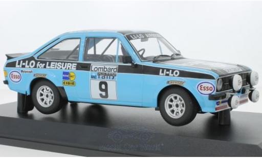Modellautos Ford Escort 1/18 Minichamps RS 1800 No.9 Li-Lo Equipe Esso Rallye RAC Lombard 1978 R.Clark/N.Wilson Ford Escort 1/18 Minichamps RS 1800 No.9 Li-Lo Equipe Esso Rallye RAC Lombard 1978 R.Clark/N.Wilson modellautos