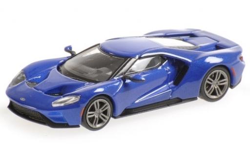 Modellautos Ford GT 1/87 Minichamps mettalic blau 2018 Ford GT 1/87 Minichamps mettalic blau 2018 modellautos