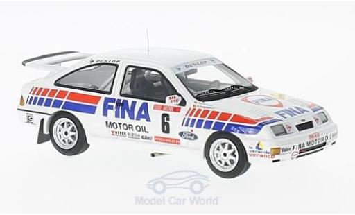 Modellautos Ford Sierra Cosworth 1/43 Minichamps RS Cosworth No.6 RAS Sport Fina Rallye Ypres 1989 R.Droogmans/R.Joosten Ford Sierra Cosworth 1/43 Minichamps RS Cosworth No.6 RAS Sport Fina Rallye Ypres 1989 R.Droogmans/R.Joosten modellautos