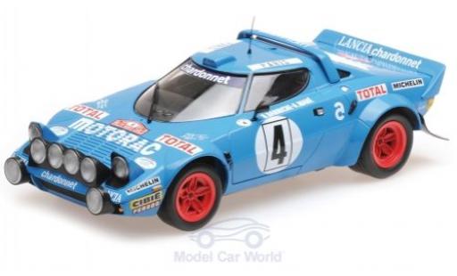 Modellautos Lancia Stratos 1/18 Minichamps HF No.4 Chardonnet Motorac Rallye WM Rallye Monte Carlo 1979 B.Darniche/A.Mahe Lancia Stratos 1/18 Minichamps HF No.4 Chardonnet Motorac Rallye WM Rallye Monte Carlo 1979 B.Darniche/A.Mahe modellautos