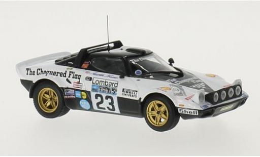 Modellautos Lancia Stratos 1/43 Minichamps Rally No.23 Chequered Flag RAC Rallye 1976 P-I.Walfridson/A.Frazer Lancia Stratos 1/43 Minichamps Rally No.23 Chequered Flag RAC Rallye 1976 P-I.Walfridson/A.Frazer modellautos