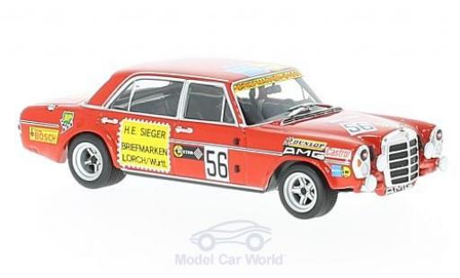 Mercedes 300 SEL 1/43 Minichamps SEL 6.8 AMG No.56 Briefmarken Sieger 200 Meilen von Nürnberg 1972 H.Heyer modellautos
