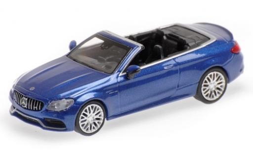 Mercedes Classe C 1/87 Minichamps AMG C63 Cabriolet (A205) mettalic blau 2019 modellautos