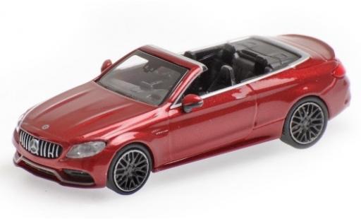 Mercedes Classe C 1/87 Minichamps AMG C63 Cabriolet (A205) mettalic rot 2019 modellautos