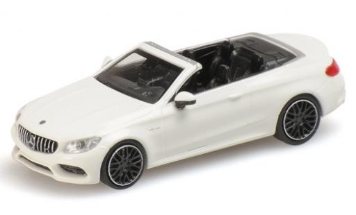 Mercedes Classe C 1/87 Minichamps AMG C63 Cabriolet (A205) weiss 2019 modellautos