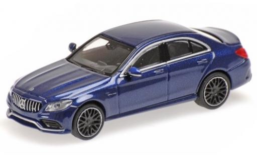 Mercedes Classe C 1/87 Minichamps AMG C63 (W205) mettalic blau 2019 modellautos