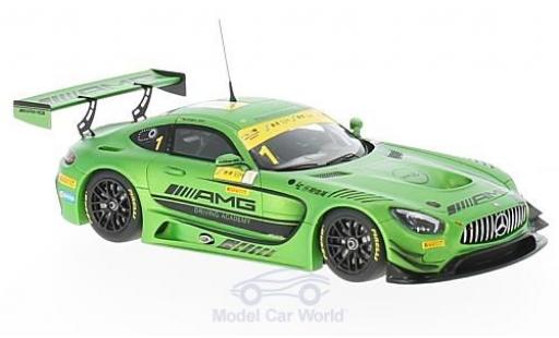 Mercedes AMG GT 1/43 Minichamps 3 No.1 -AMG Driving Academy Fia GT World Cup Macau 2016 M.Engel modellautos