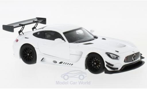 Mercedes AMG GT 1/43 Minichamps 3 weiss 2017 Plain Body Version modellautos