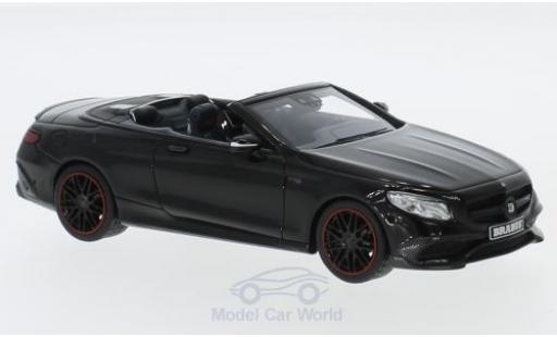 Mercedes Classe S 1/43 Minichamps Brabus 850 schwarz 2016 Basis AMG S 63 Cabriolet modellautos