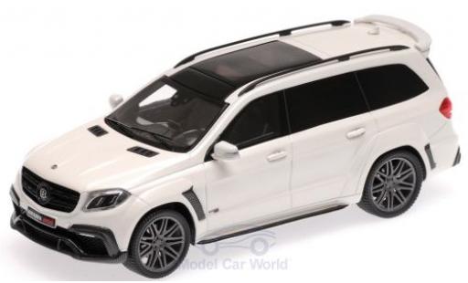 Mercedes Classe S 1/43 Minichamps Brabus 850 Widestar XL mettalic weiss 2017 Basis AMG GLS 63 modellautos