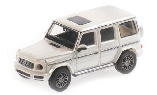 Modellautos Mercedes Classe G 1/87 Minichamps G500 (W463) mettalic weiss 2018 Mercedes Classe G 1/87 Minichamps G500 (W463) mettalic weiss 2018 modellautos
