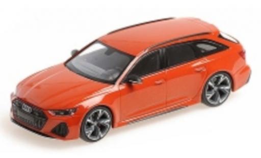 Modellautos Audi RS6 1/43 Minichamps Avant (C8) metallise orange 2019 Audi RS6 1/43 Minichamps Avant (C8) metallise orange 2019 modellautos