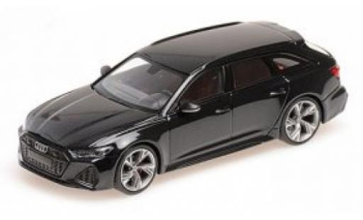 Audi RS6 1/43 Minichamps Avant (C8) metallise schwarz 2019 modellautos