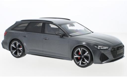 Modellautos Audi RS6 1/18 Minichamps Avant gris mat 2019 Audi RS6 1/18 Minichamps Avant gris mat 2019 modellautos