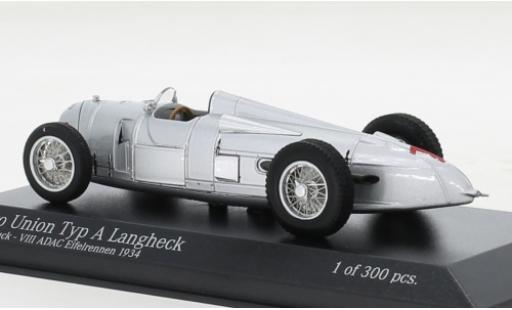 Auto Union Typ A 1/43 Minichamps Langheck No.1 ADAC Eifelrennen 1934 modellautos