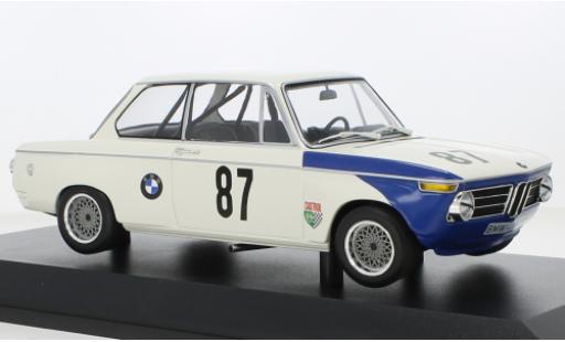Bmw 2002 1/18 Minichamps tIK No.87 ETCC Brünn 1969 modellautos