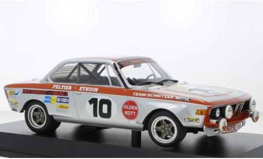 Modellautos Bmw 2800 1/18 Minichamps CS No.10 24h Spa 1972 Bmw 2800 1/18 Minichamps CS No.10 24h Spa 1972 modellautos