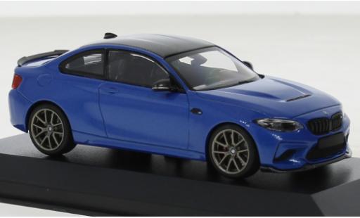 Bmw M2 1/43 Minichamps CS blau 2020 modellautos