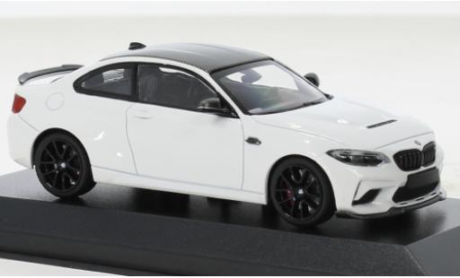 Bmw M2 1/43 Minichamps CS weiss 2020 modellautos