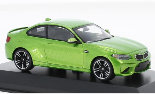 Bmw M2 1/43 Minichamps (F87) metallise vert 2016 modellautos