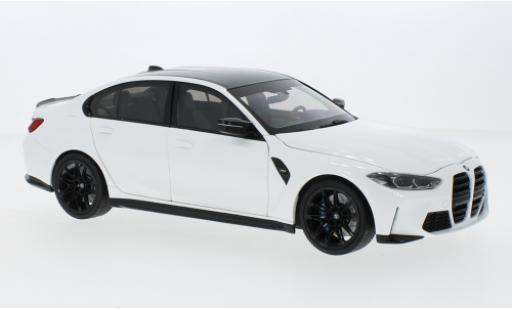 Bmw M3 1/18 Minichamps (G80) blanche 2020 modellautos