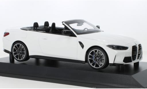 Modellautos Bmw M4 1/18 Minichamps cabriolet blanche 2021 Bmw M4 1/18 Minichamps cabriolet blanche 2021 modellautos