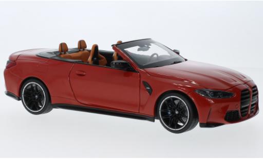 Modellautos Bmw M4 1/18 Minichamps cabriolet metallise rouge 2020 Bmw M4 1/18 Minichamps cabriolet metallise rouge 2020 modellautos
