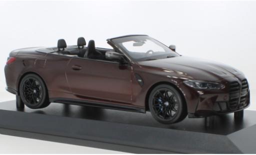 Modellautos Bmw M4 1/18 Minichamps cabriolet metallise rouge foncé 2020 Bmw M4 1/18 Minichamps cabriolet metallise rouge foncé 2020 modellautos