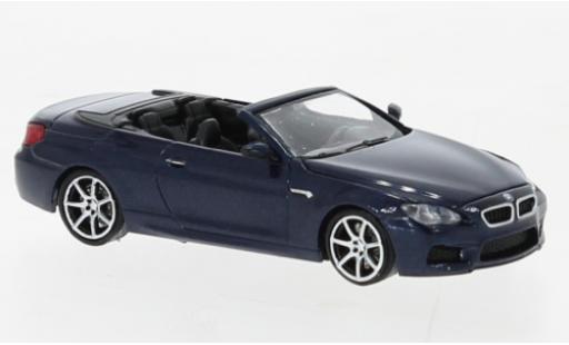 Modellautos Bmw M6 1/87 Minichamps Cabriolet metallise blau 2015 Bmw M6 1/87 Minichamps Cabriolet metallise blau 2015 modellautos