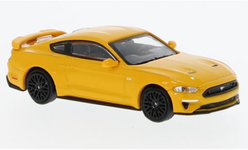 Ford Mustang 1/87 Minichamps GT metallise orange 2018 modellautos