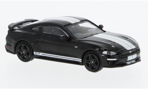 Ford Mustang 1/87 Minichamps GT noire/blanche 2018 modellautos