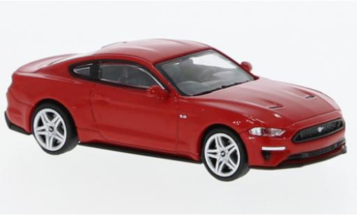 Ford Mustang 1/87 Minichamps GT rouge 2018 modellautos