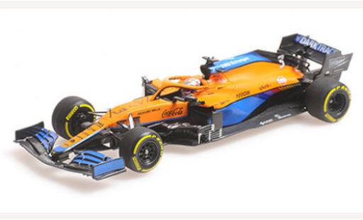 Modellautos McLaren F1 1/18 Minichamps MCL35M No.3 Team formule 1 GP Bahrain 2021 McLaren F1 1/18 Minichamps MCL35M No.3 Team formule 1 GP Bahrain 2021 modellautos