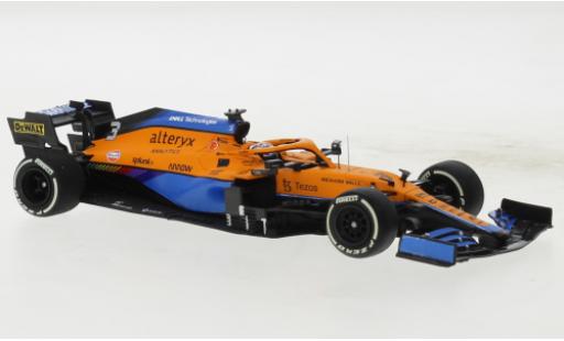 McLaren F1 1/43 Minichamps MCL35M No.3 Team formule 1 GP Italie 2021 modellautos
