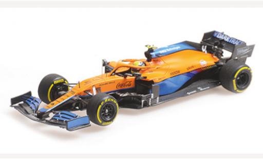 Modellautos McLaren F1 1/18 Minichamps MCL35M No.4 Team formule 1 GP Bahrain 2021 McLaren F1 1/18 Minichamps MCL35M No.4 Team formule 1 GP Bahrain 2021 modellautos