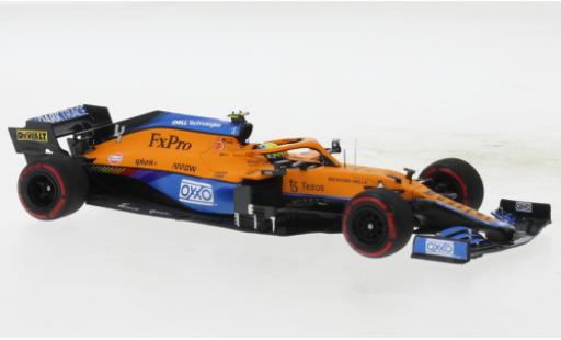 McLaren F1 1/43 Minichamps MCL35M No.4 Team formule 1 GP Russie 2021 modellautos