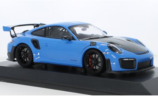 Porsche 991 GT2 RS 1/18 Minichamps 911 (.2) blau 2018 modellautos