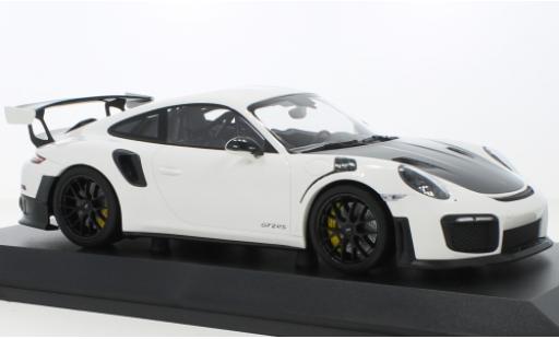 Porsche 991 GT2 RS 1/18 Minichamps 911 (.2) weiss 2018 modellautos