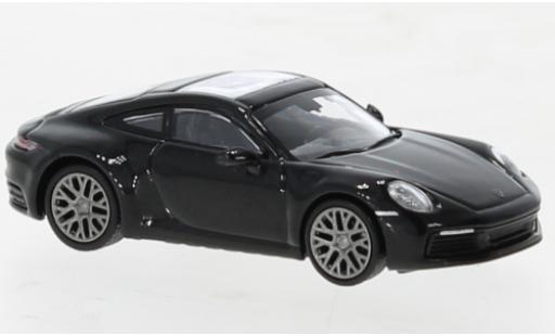 Porsche 992 4S 1/87 Minichamps 911  Carrera noire 2019 modellautos