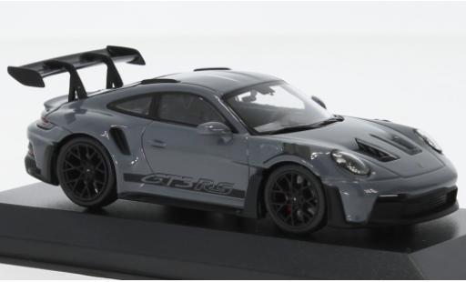 Porsche 992 GT3 R 1/43 Minichamps 911  S gris 2023 modellautos