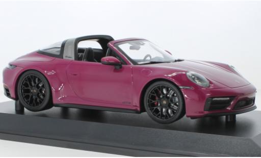 Modellautos Porsche 992 Targa 1/18 Minichamps 911  4 GTS lila 2021 Porsche 992 Targa 1/18 Minichamps 911  4 GTS lila 2021 modellautos
